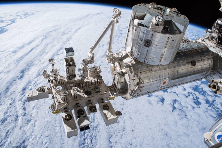 The Kibo laboratory module from the Japan Aerospace Exploration Agency